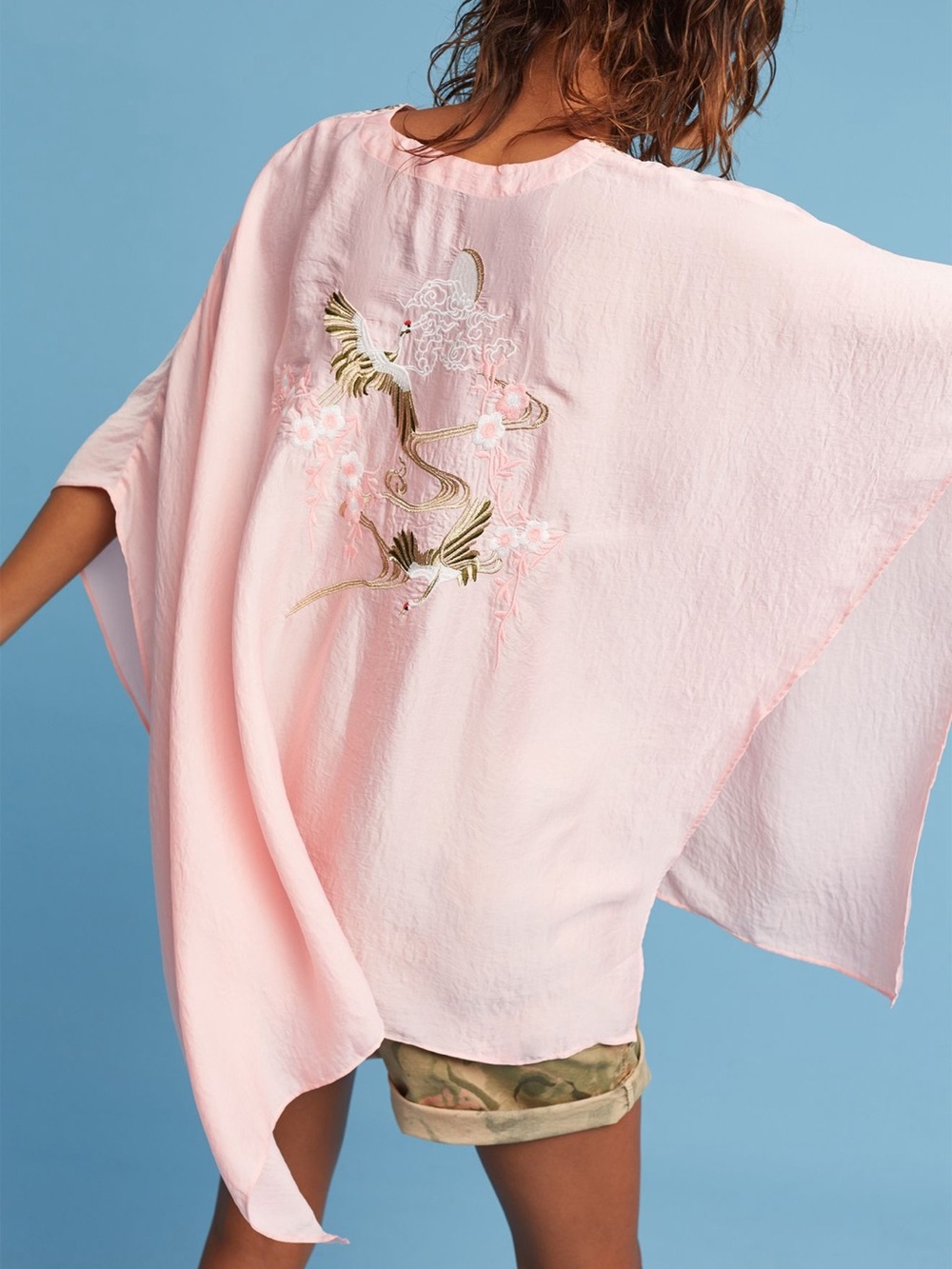 Anthropologie Floreat June Embroidered Poncho